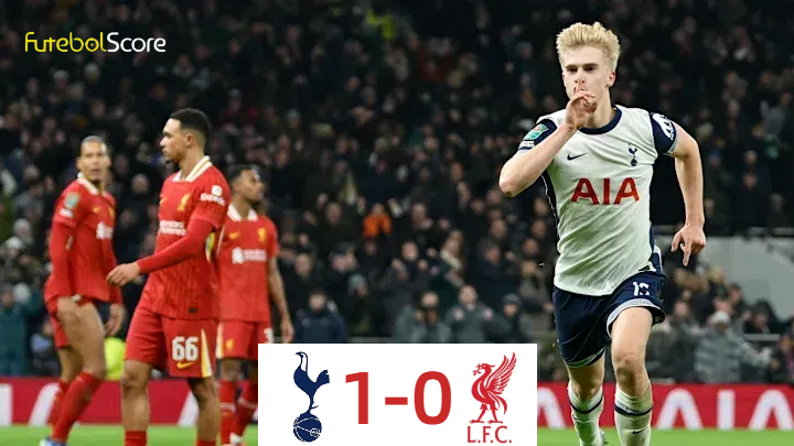 Liverpool para em goleiro estreante, Tottenham vence para chegar às meias-finais da Taça da Liga